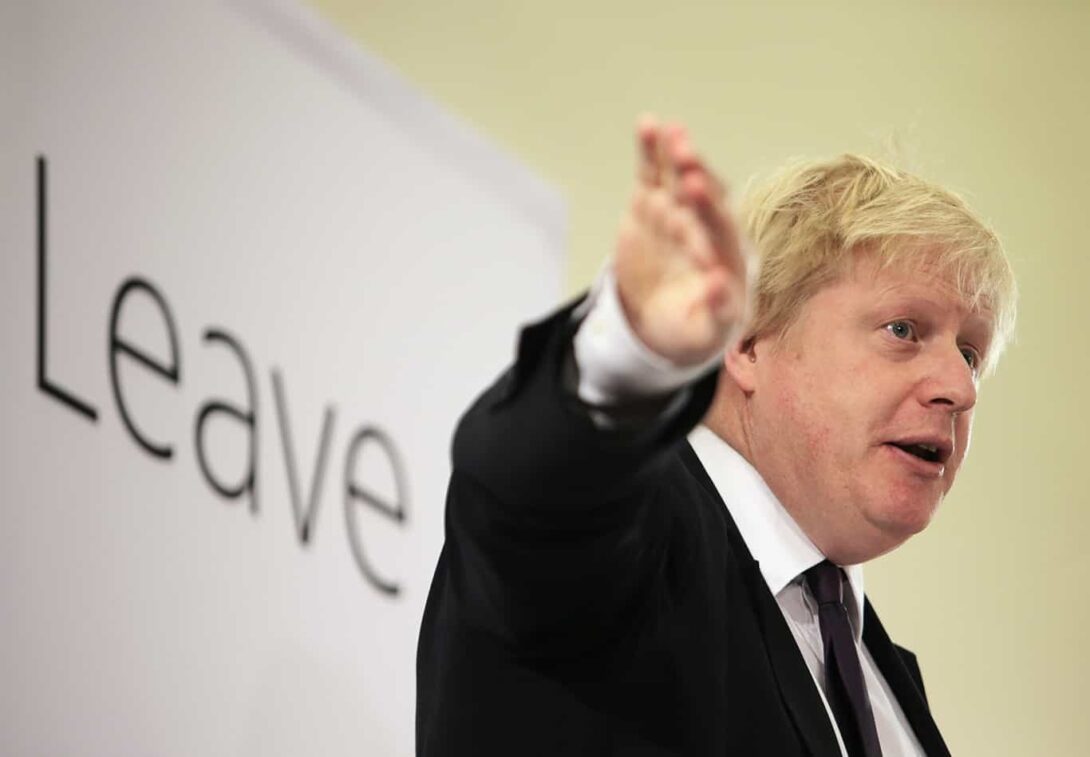 Boris Johnson leave sign edited