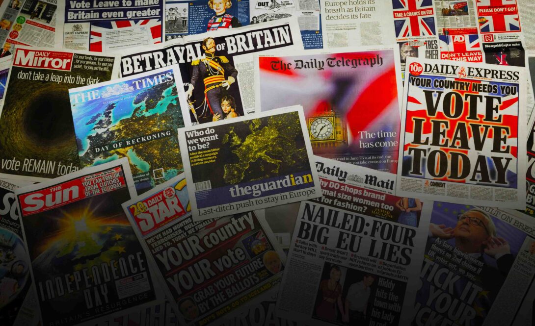 Brexit Front Pages Gradient 2
