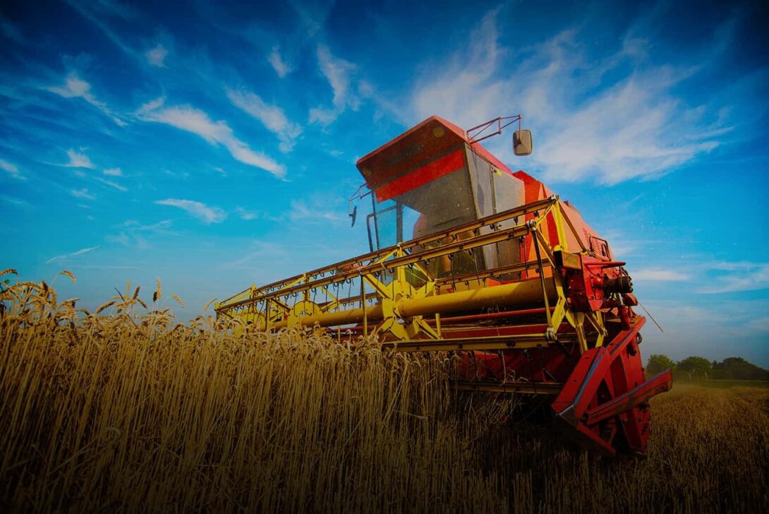 Combine Harvester Gradient 1