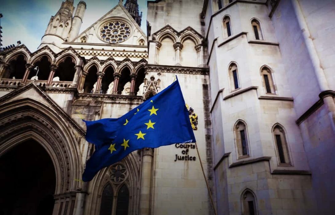 Courts of Justice EU Flag Gradient