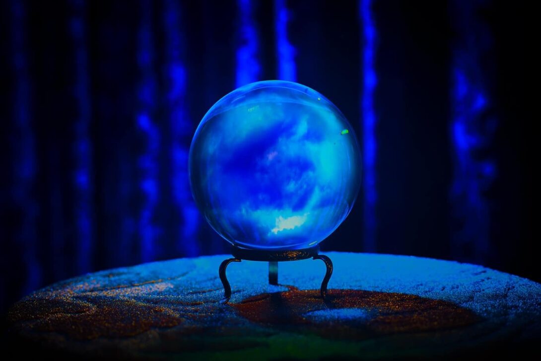 Crystal Ball Blue Gradient
