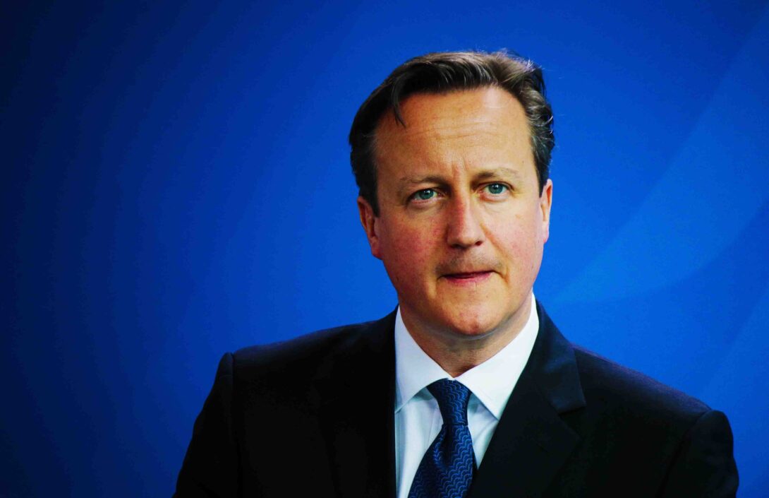David Cameron Gradient Blue