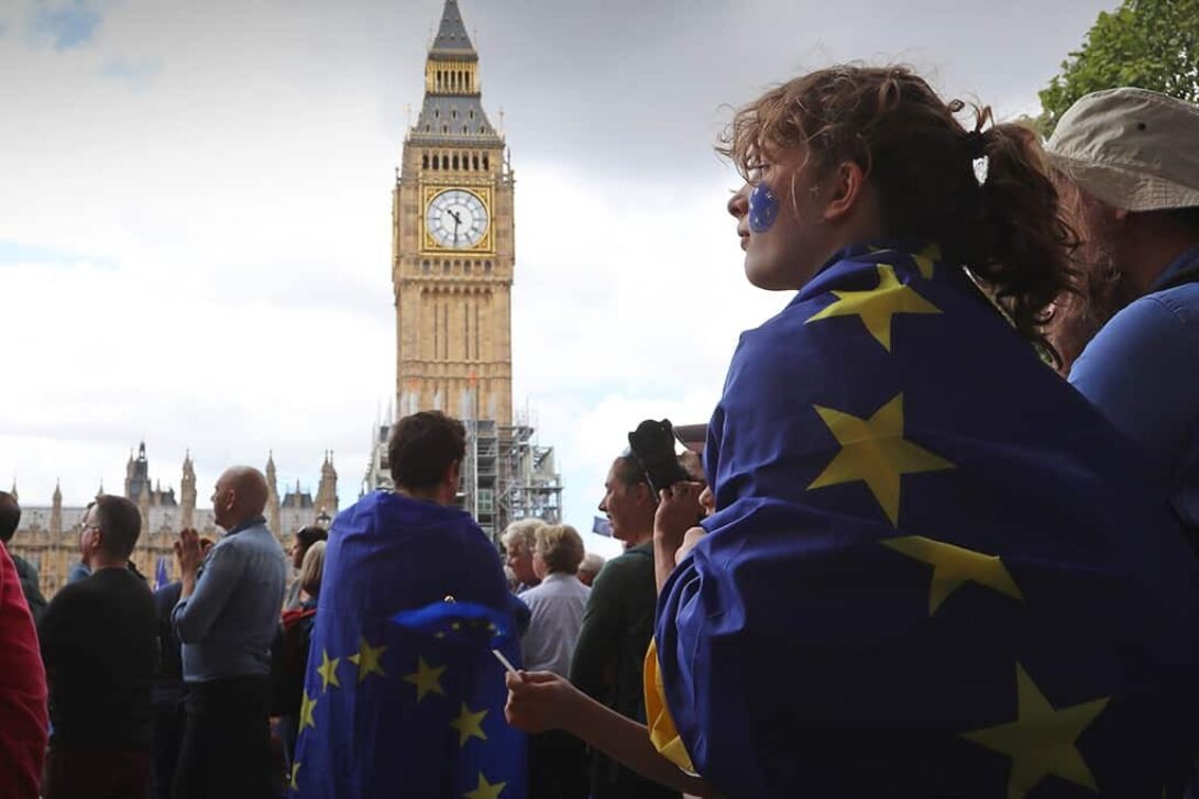 EU Flag Girl Edited