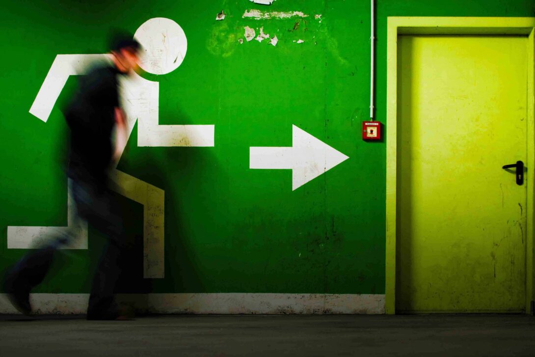 Exit Door Gradient