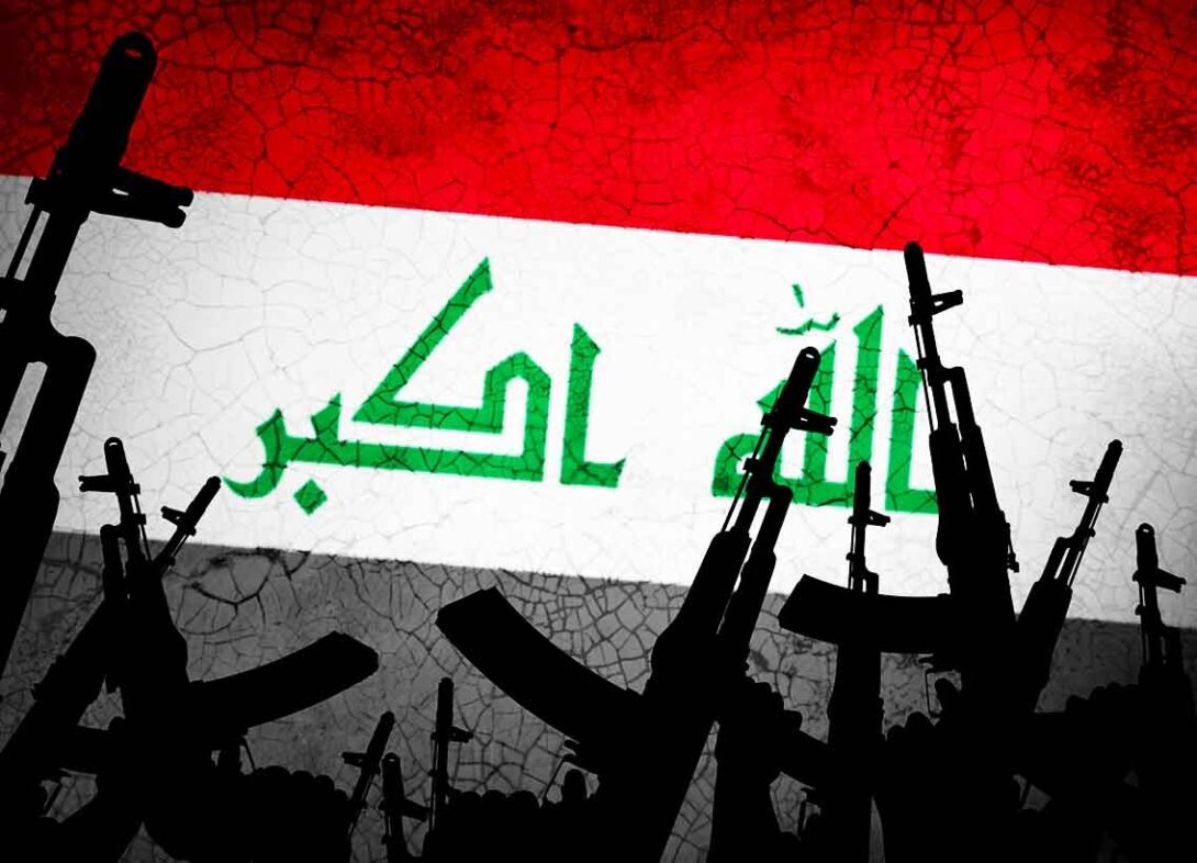 Iraqi Flag AK47s Edited