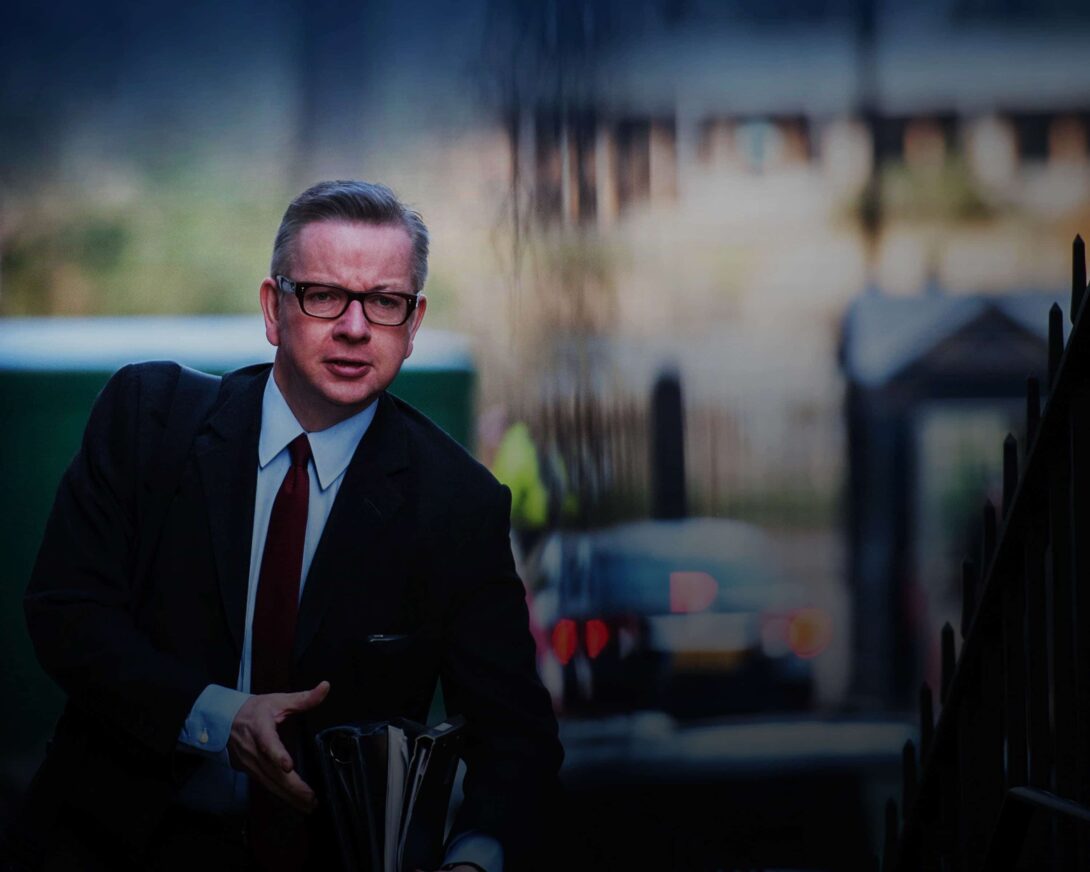 Michael Gove Blue Gradient 1