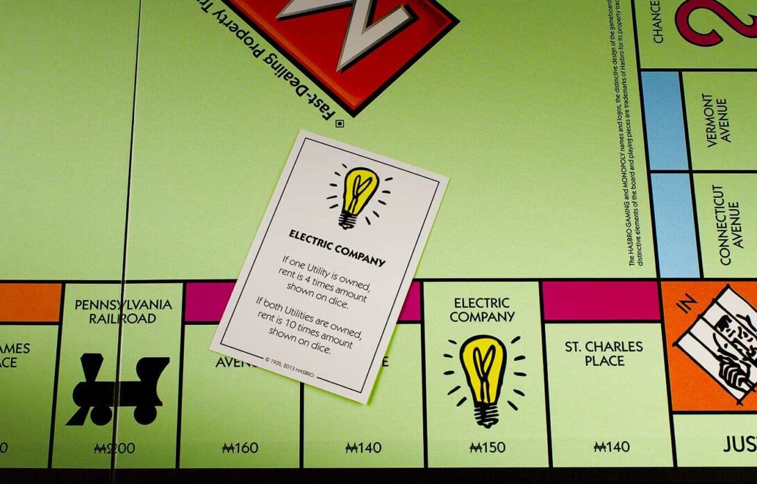 Monopoly Electric Company Gradient