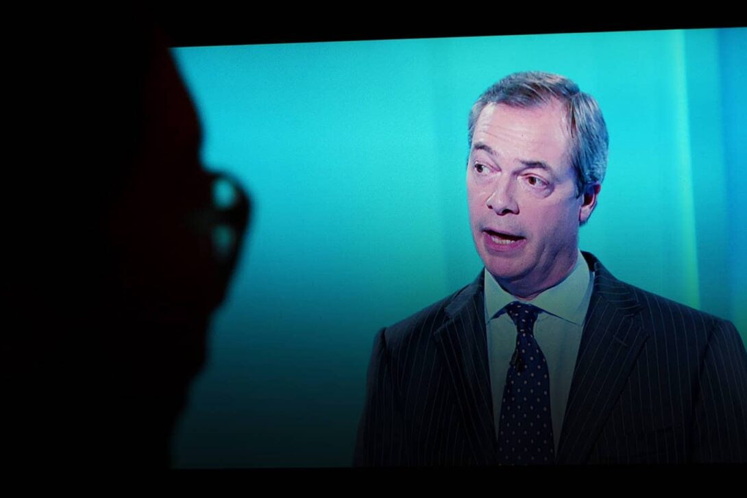 Nigel Farage TV Gradient