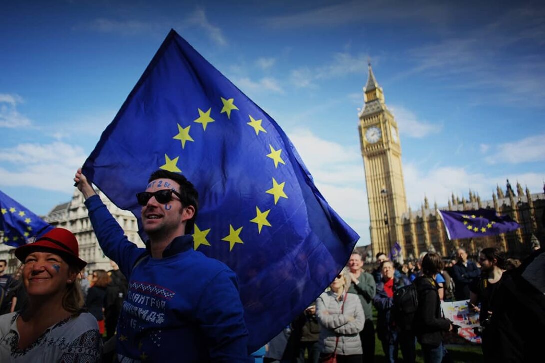 Parliament EU Flag Edited