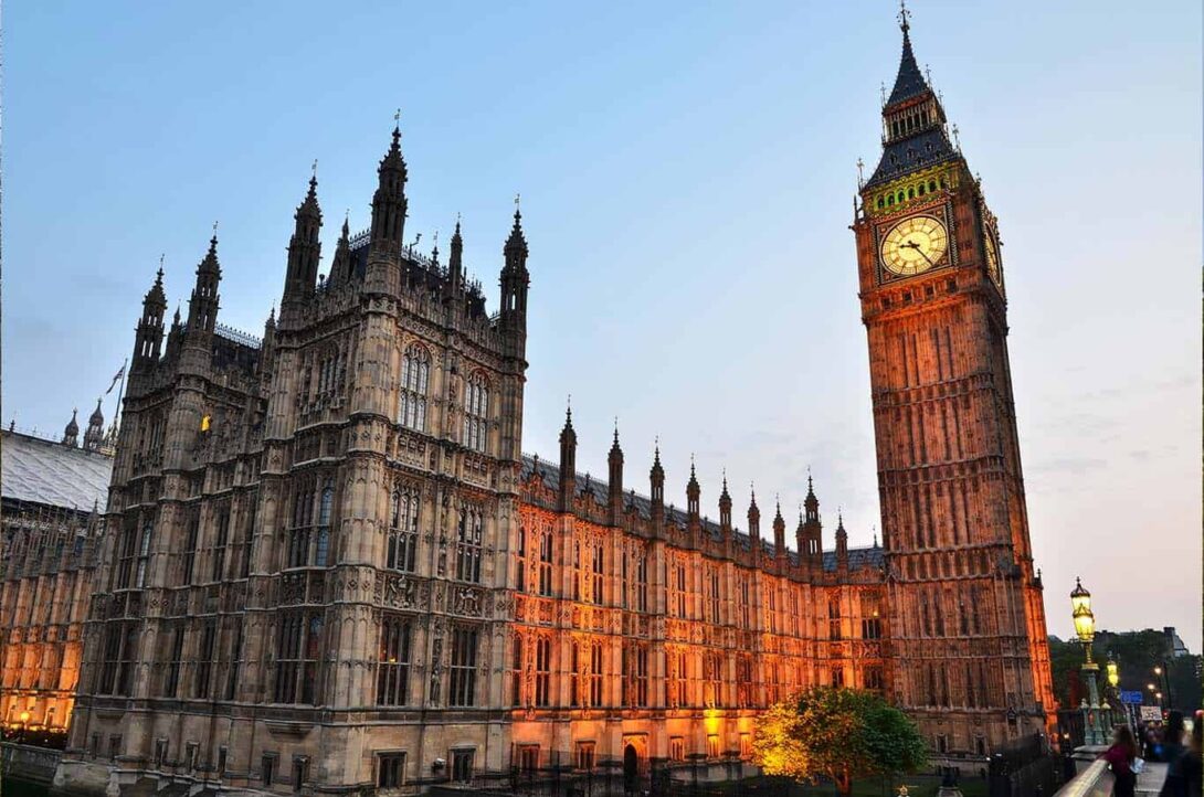 Parliament at Dusk edited