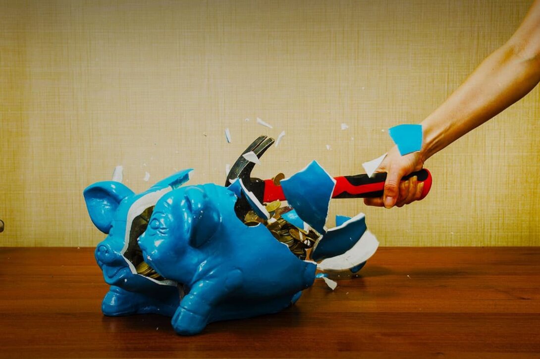 Piggy Bank Broken Edited