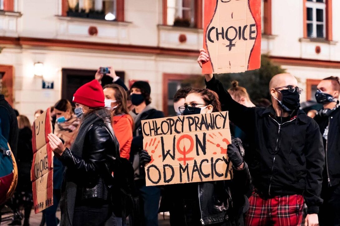 Poland abortion protests edited