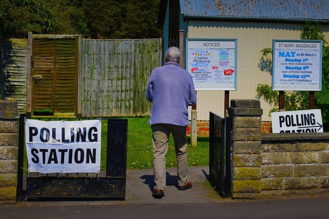 Polling Station Elderly Voter Gradient