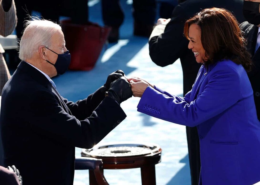 President Biden and VP Harris edited
