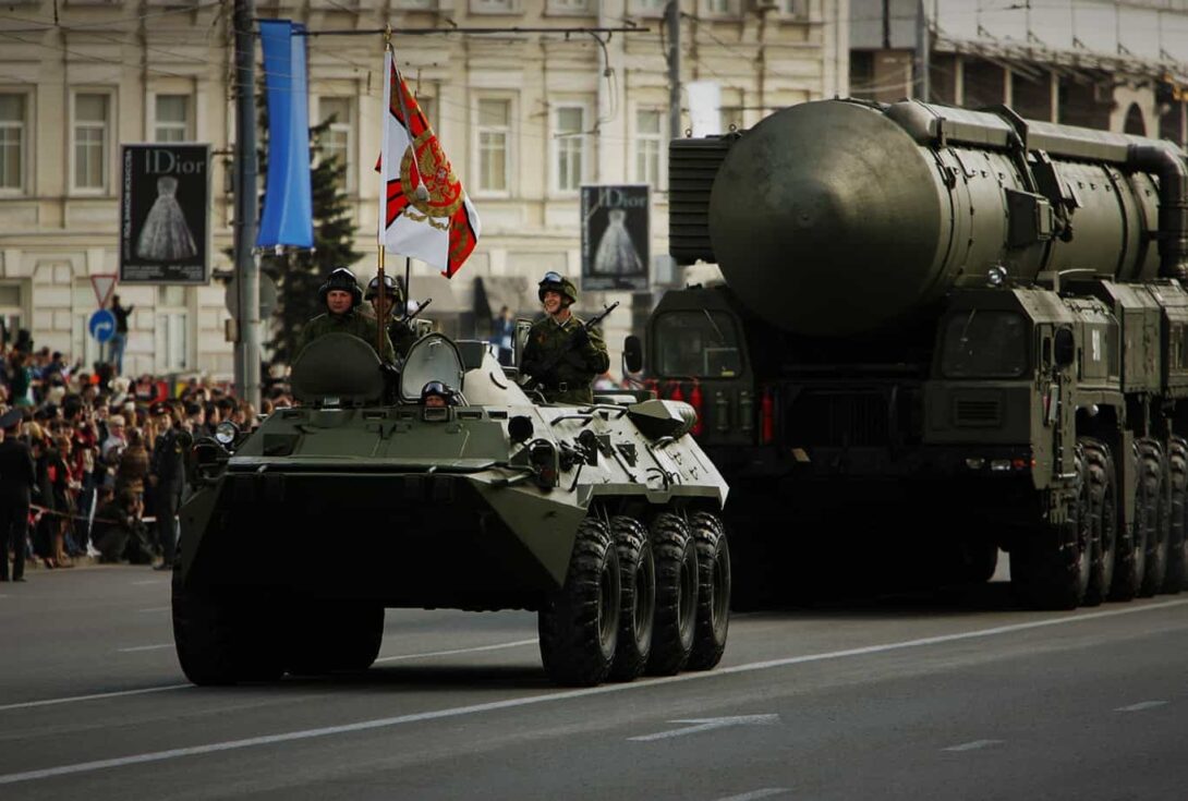 Russian Military Parade Gradient