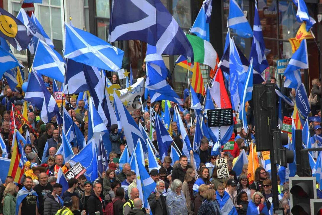 Scottish Independence march edited