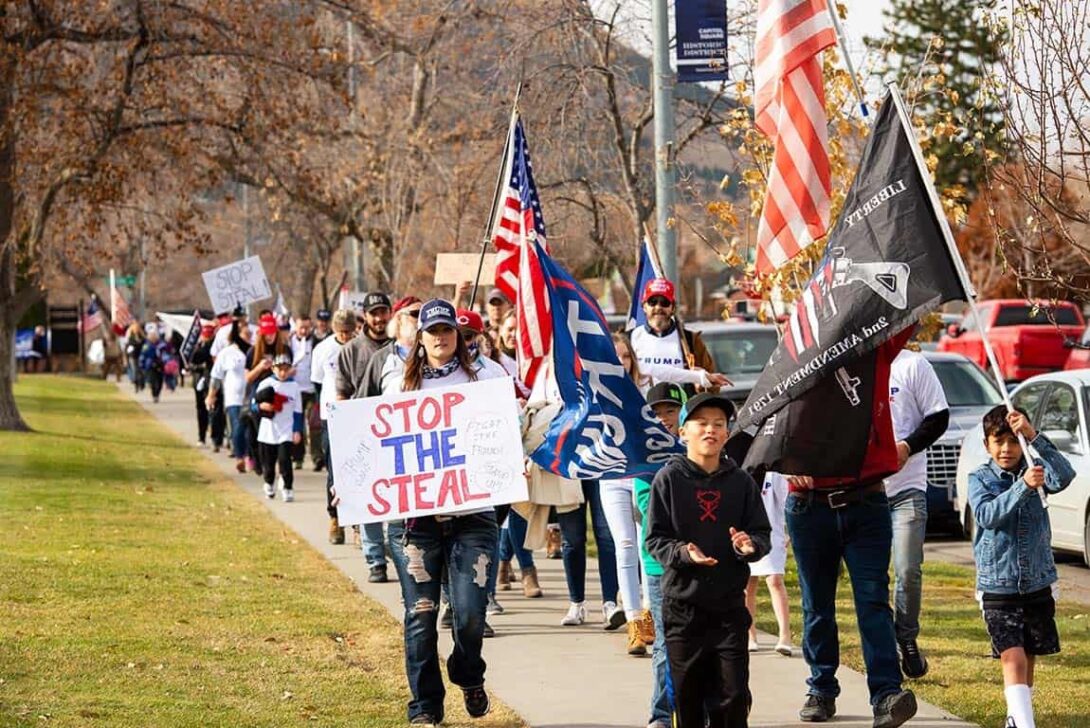 Stop the steal protest edited