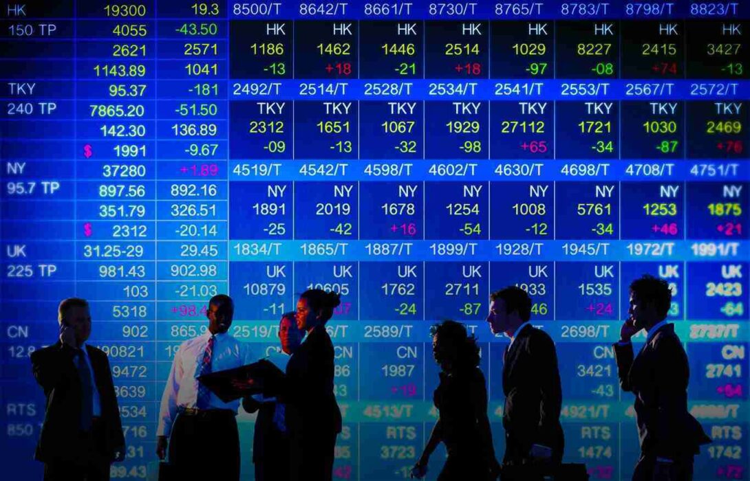 Trading screen large Gradient