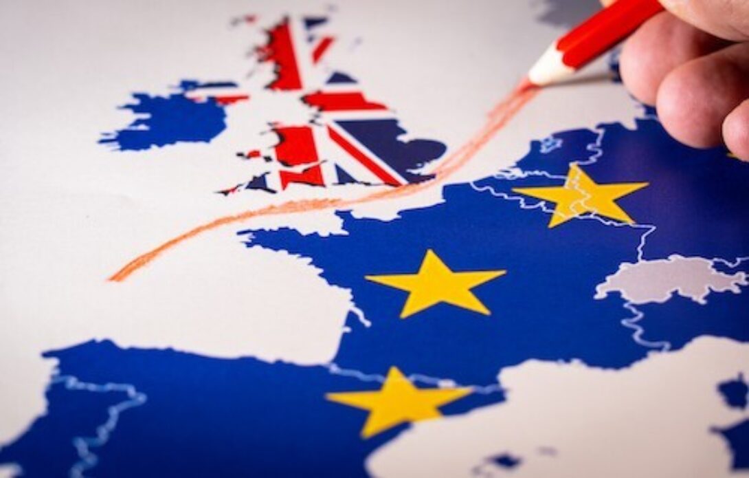 UK EU map