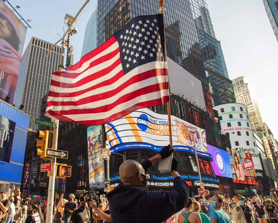 US Flag New York edited