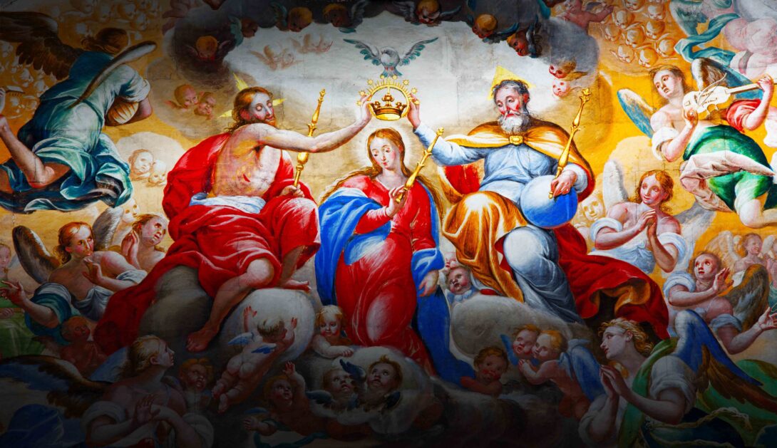 Virgin Mary Coronation Gradient