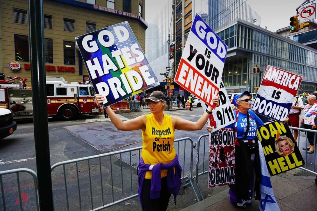 Westboro Baptist Protest Gradient