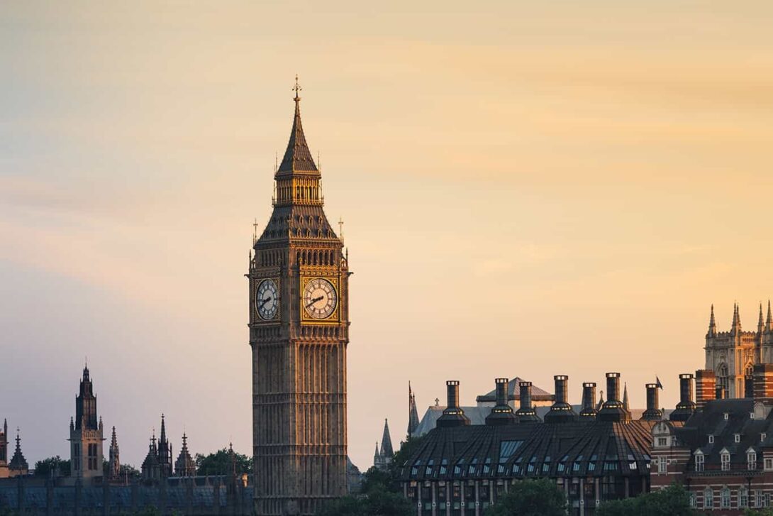 Westminster at sunset edited