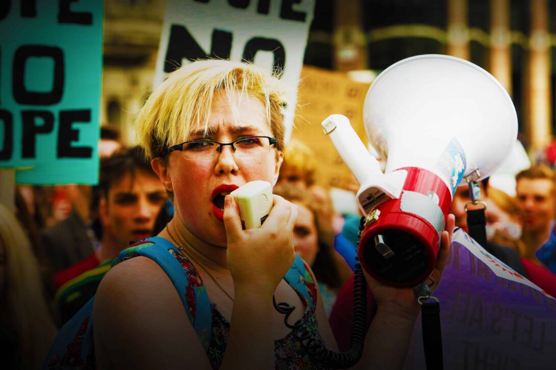 Youth Protester Gradient