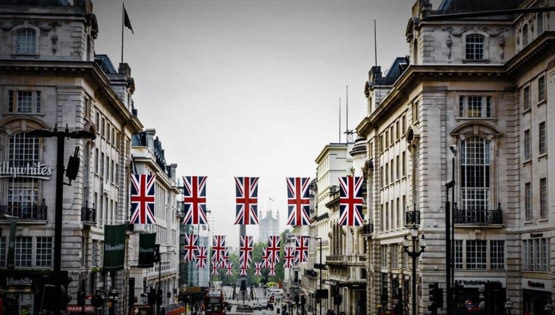 Britain flags