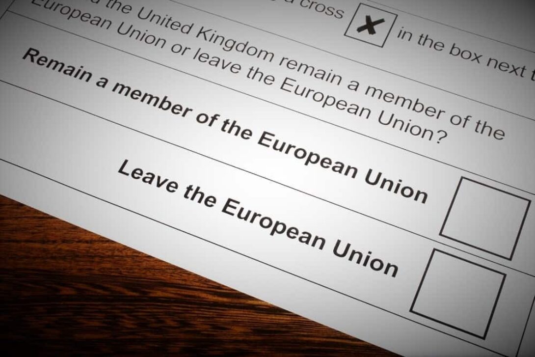 Eu ballot paper