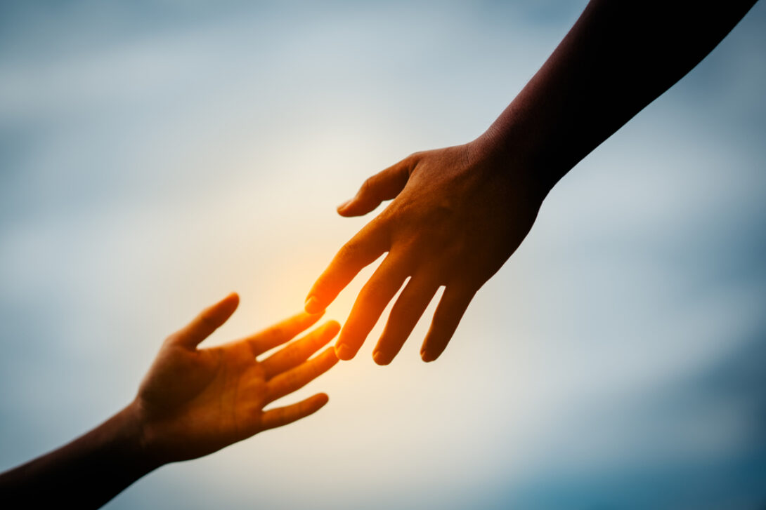 Hands Touching