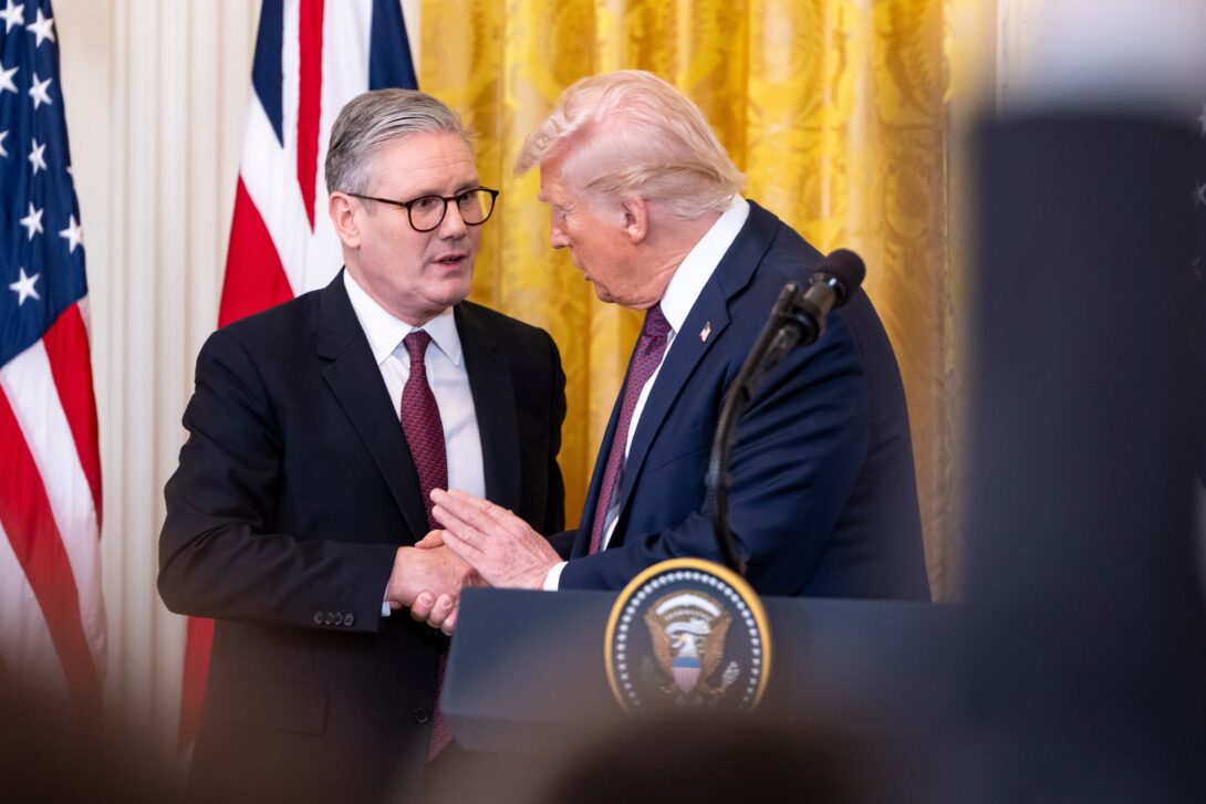 Keir Starmer and Donald Trump
