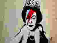 Banksy Queen Gradient