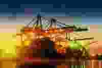Cargo Ship Sun Rise Edited 1