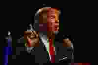 Donald Trump Microphone Gradient
