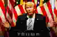 Donald Trump Podium Gradient