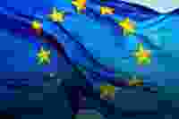 European Flag Waving Gradient