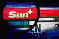 The Sun Newspaper Blue