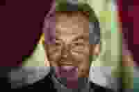 Tony Blair Red Gradient