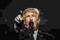 Trump Microphone Speech Gradient