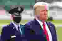 Trump with policeman edited