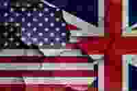 US UK Flag Cracked