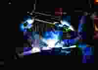 Welding Black Blue