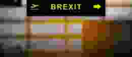 Brexit Departure Lounge Gradient