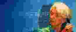 Christine Lagarde Blue Flipped