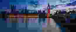 Houses of Parliament Blue Gradient