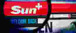The Sun Newspaper Blue