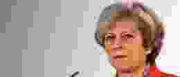 Theresa May White Gradient