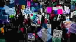 Anti Trump Protest Gradient