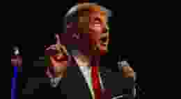 Donald Trump Microphone Gradient